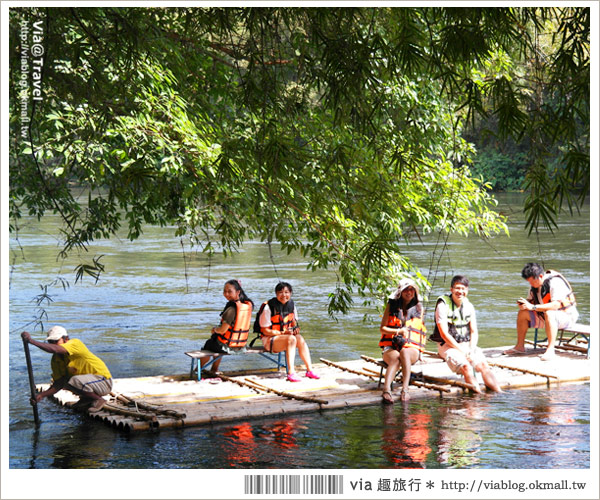 Via帶你玩泰國》泰國桂河之旅（上）～大象村、Jungle Raft水上旅館篇