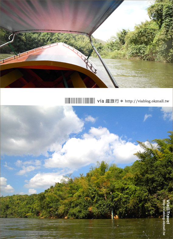 Via帶你玩泰國》泰國桂河之旅（上）～大象村、Jungle Raft水上旅館篇