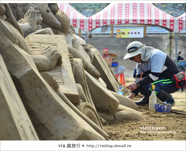 春節旅遊》南投貓羅溪沙雕藝術節～來這賞沙雕、看國片吧！