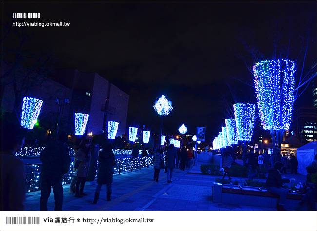 大阪冬季旅遊》冬季限定！大阪中之島「光之文藝復興彩燈節」～浪漫吧！大阪！