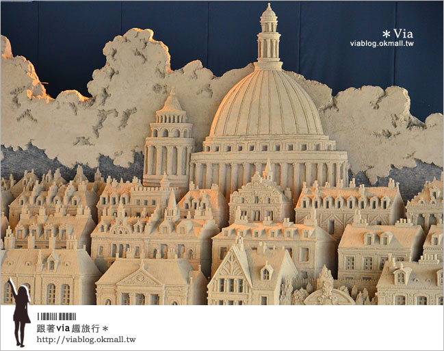 鳥取旅遊景點》日本鳥取「砂之美術館」～可以維持一整年度的砂雕展！