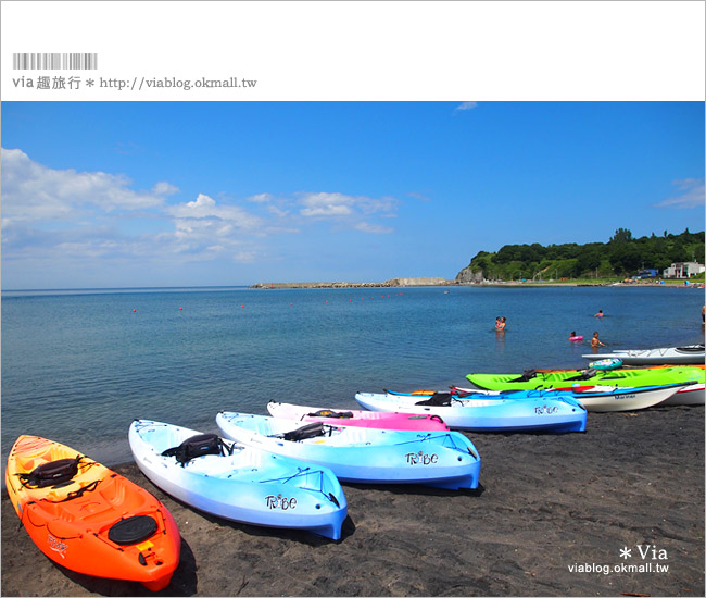 北海道旅遊》塩谷海岸獨木舟之旅～夏季最驚豔的北海道玩法！