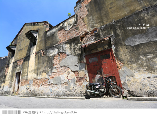 檳城旅遊》檳城一日遊～古城街頭藝術／老街巷裡的趣味立體彩繪及鐵線畫藝術