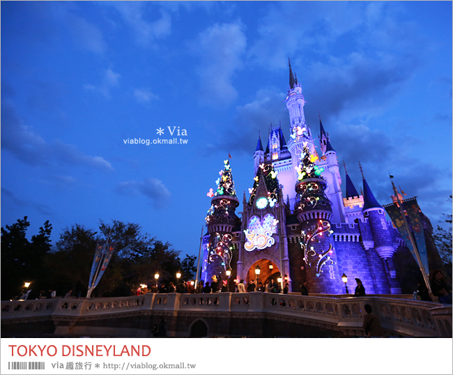 東京迪士尼樂園》Tokyo Disneyland（下）夜晚更美麗！樂園夜色＋聖誕節裝飾篇