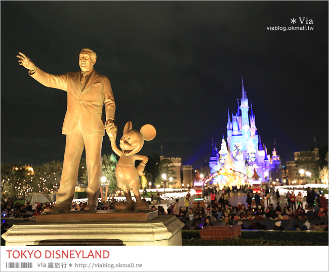 東京迪士尼樂園》Tokyo Disneyland（下）夜晚更美麗！樂園夜色＋聖誕節裝飾篇