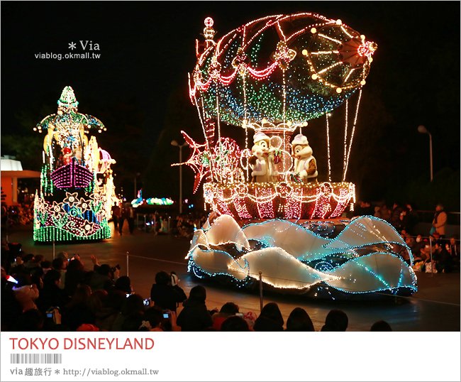 東京迪士尼自由行》東京迪士尼樂園～璀璨「夢之光」夜間電子大遊行！