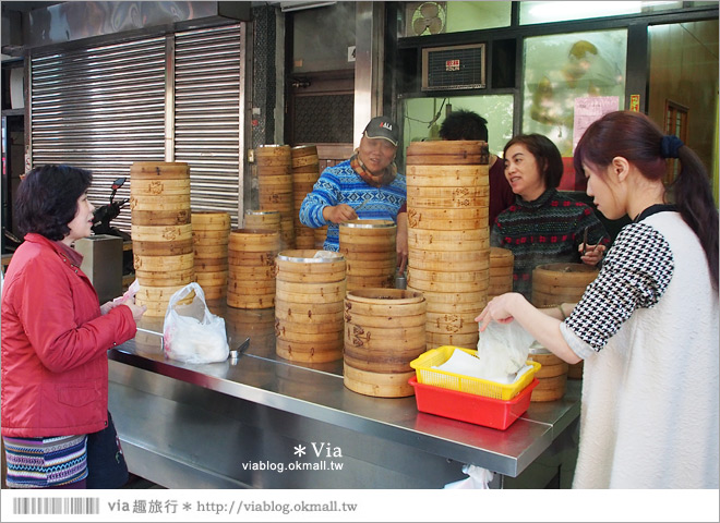 南投市美食》南投菜市場美食～李記小籠包、圓環意麵、冬瓜茶、菜市場珍奶