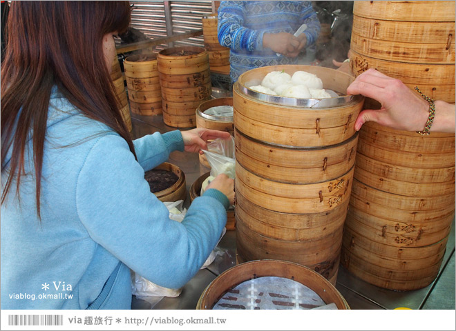 南投市美食》南投菜市場美食～李記小籠包、圓環意麵、冬瓜茶、菜市場珍奶