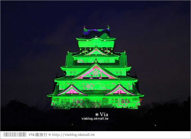 大阪城公園》初登場！大阪城3d光雕秀～冬季限定！關西推薦必看的浪漫燈節