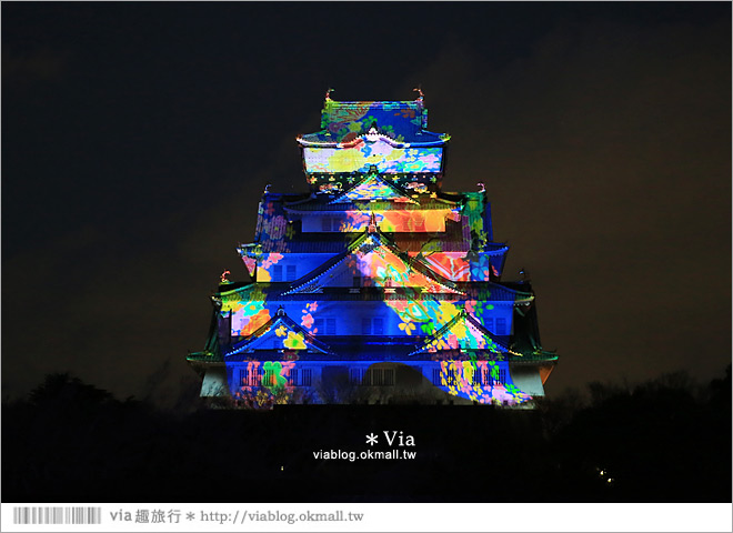 大阪城公園》初登場！大阪城3d光雕秀～冬季限定！關西推薦必看的浪漫燈節