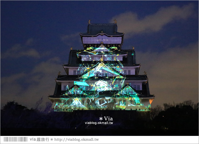 大阪城公園》初登場！大阪城3d光雕秀～冬季限定！關西推薦必看的浪漫燈節