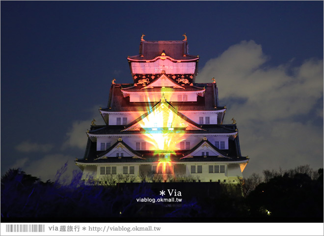 大阪城公園》初登場！大阪城3d光雕秀～冬季限定！關西推薦必看的浪漫燈節