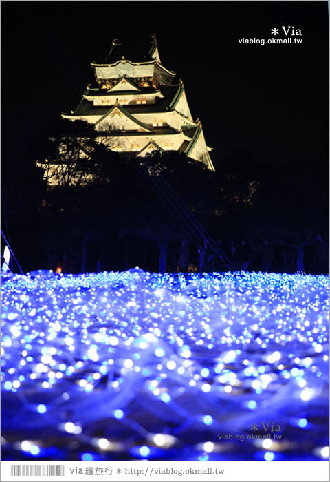 大阪城公園》初登場！大阪城3d光雕秀～冬季限定！關西推薦必看的浪漫燈節