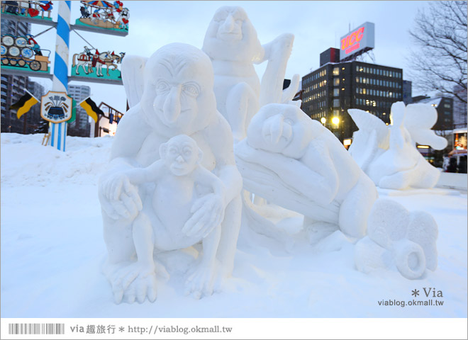 北海道雪祭》札幌雪祭～日本冬季最盛大的活動！冰雕雪雕超有看頭！