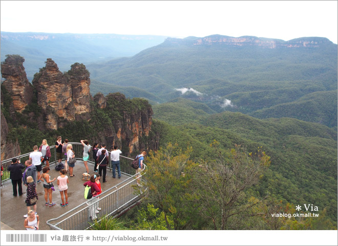 澳洲旅遊景點》藍山一日遊～三姐妹峰、回聲角及世界最陡的纜車之旅