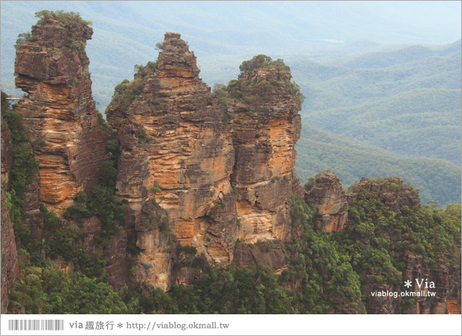 澳洲旅遊景點》藍山一日遊～三姐妹峰、回聲角及世界最陡的纜車之旅