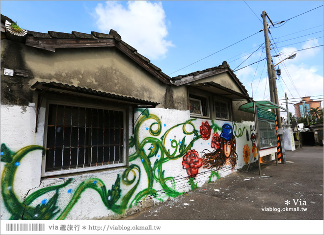 台南警察新村》警察彩繪村～全台第一座以警察為主題的迷你彩繪村！