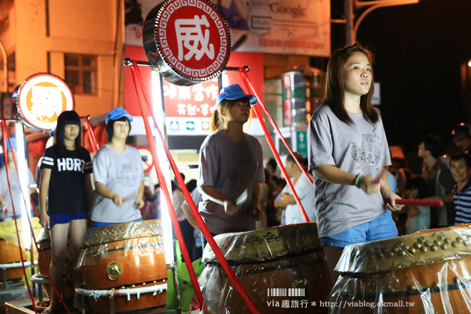 南投旅遊》南投城隍聖誕文化祭《夜巡篇》／夜間遊行熱鬧又繽紛！