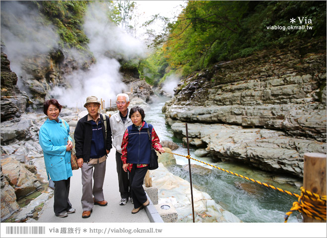 秋田紅葉景點》小安峽溫泉～有著大噴湯峽谷美景的紅葉溫泉鄉！