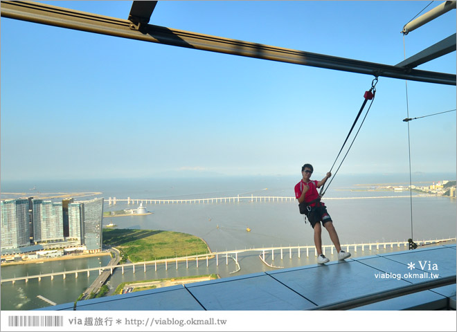 澳門景點推薦》澳門塔～澳門旅遊塔來去登高望遠！還有高空彈跳超刺激