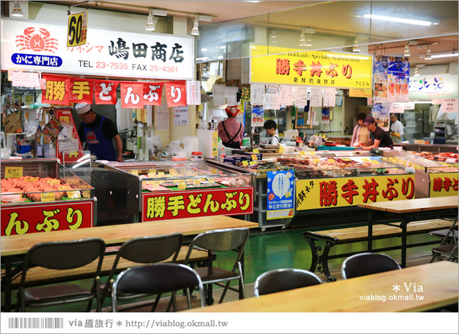 釧路必吃》釧路和商市場～旅人們必來！在魚市場裡品嚐自己親手挑選的「勝手丼」美味！