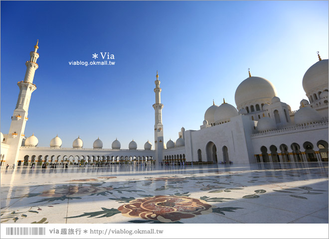 阿布達比旅遊》謝赫扎耶德大清真寺(Sheikh Zayed Grand Mosque)～超美！世界造價最高的清真寺