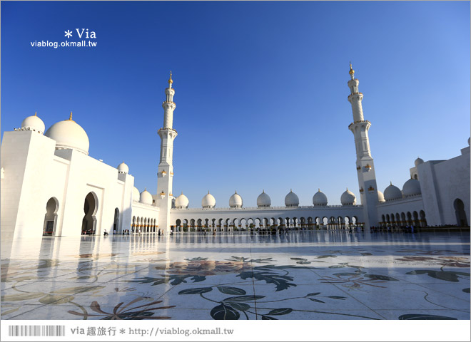 阿布達比旅遊》謝赫扎耶德大清真寺(Sheikh Zayed Grand Mosque)～超美！世界造價最高的清真寺