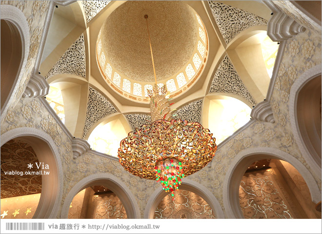 阿布達比旅遊》謝赫扎耶德大清真寺(Sheikh Zayed Grand Mosque)～超美！世界造價最高的清真寺