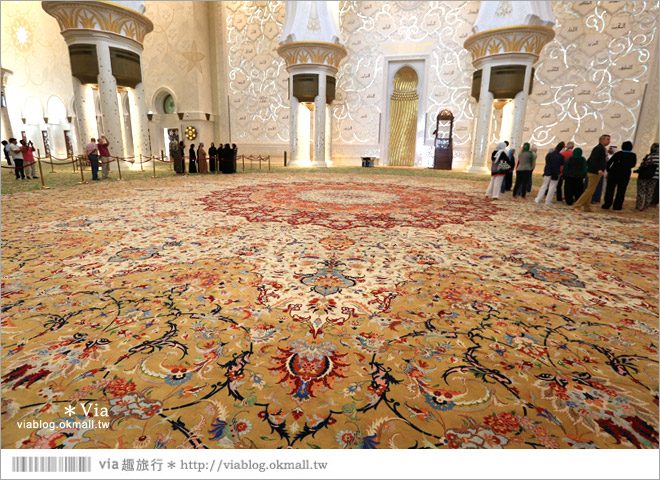 阿布達比旅遊》謝赫扎耶德大清真寺(Sheikh Zayed Grand Mosque)～超美！世界造價最高的清真寺