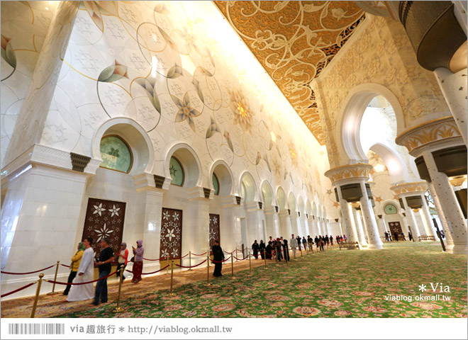 阿布達比旅遊》謝赫扎耶德大清真寺(Sheikh Zayed Grand Mosque)～超美！世界造價最高的清真寺