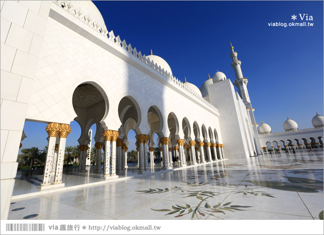 阿布達比旅遊》謝赫扎耶德大清真寺(Sheikh Zayed Grand Mosque)～超美！世界造價最高的清真寺