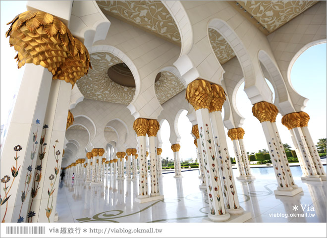 阿布達比旅遊》謝赫扎耶德大清真寺(Sheikh Zayed Grand Mosque)～超美！世界造價最高的清真寺