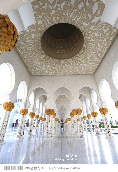 阿布達比旅遊》謝赫扎耶德大清真寺(Sheikh Zayed Grand Mosque)～超美！世界造價最高的清真寺