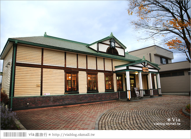 福島咖啡館》七日町車站～駅cafe（車站咖啡館）歐風的小木屋車站好吸睛！