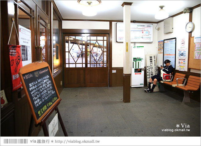 福島咖啡館》七日町車站～駅cafe（車站咖啡館）歐風的小木屋車站好吸睛！