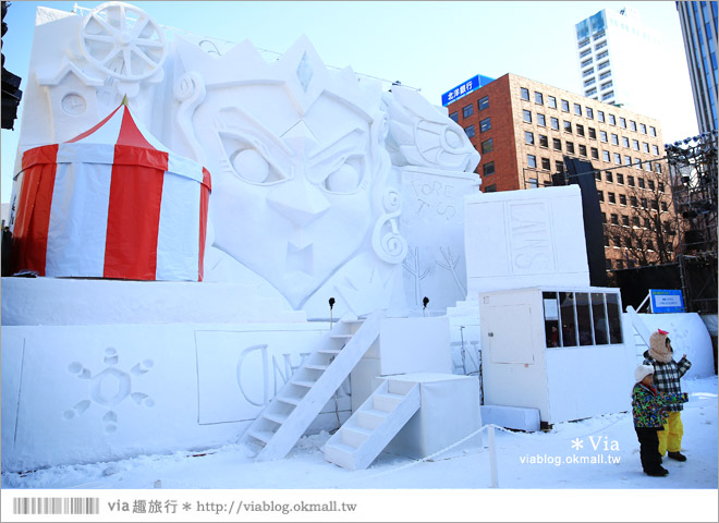 札幌雪祭》札幌雪祭‧大通公園雪祭會場～再感受一次盛大雪雕的魅力《白天版》