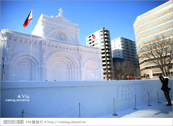 札幌雪祭》札幌雪祭‧大通公園雪祭會場～再感受一次盛大雪雕的魅力《白天版》