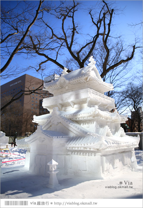 札幌雪祭》札幌雪祭‧大通公園雪祭會場～再感受一次盛大雪雕的魅力《白天版》