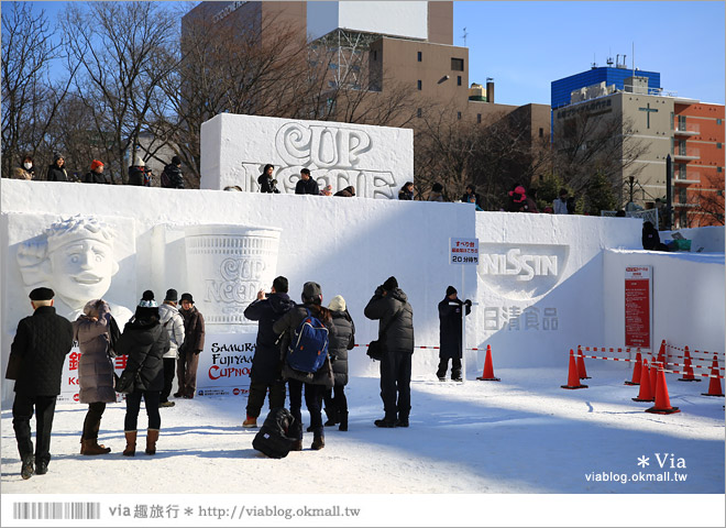 札幌雪祭》札幌雪祭‧大通公園雪祭會場～再感受一次盛大雪雕的魅力《白天版》