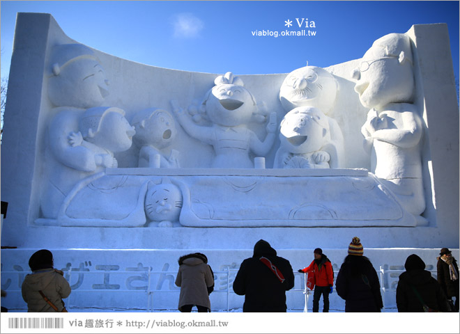 札幌雪祭》札幌雪祭‧大通公園雪祭會場～再感受一次盛大雪雕的魅力《白天版》