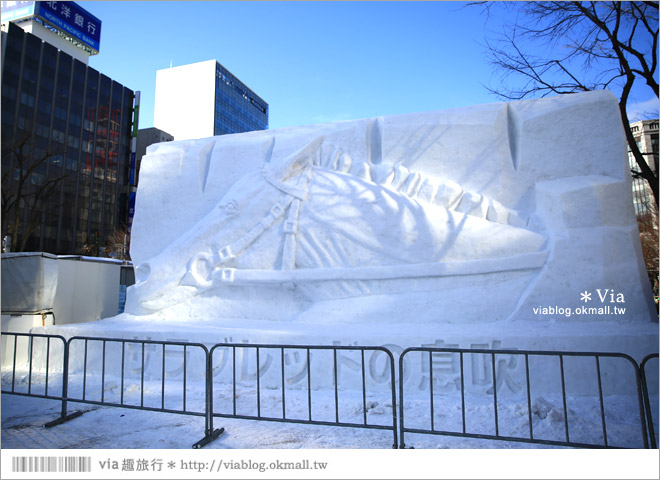 札幌雪祭》札幌雪祭‧大通公園雪祭會場～再感受一次盛大雪雕的魅力《白天版》