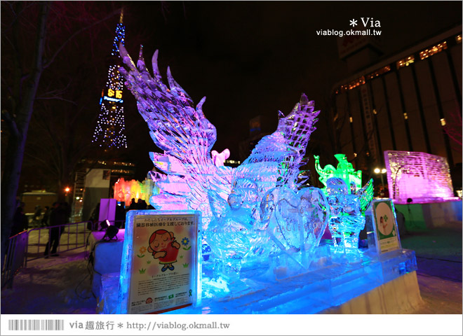 北海道雪祭》北海道冬天旅遊景點：必去！札幌雪祭～夜賞雪燈好浪漫《夜晚篇》