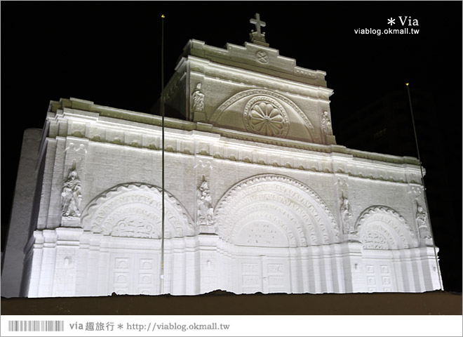 北海道雪祭》北海道冬天旅遊景點：必去！札幌雪祭～夜賞雪燈好浪漫《夜晚篇》