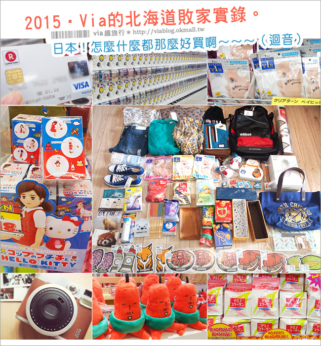 北海道敗家實錄》北海道大好買～藥妝店、百貨公司、BIC CAMERA一起血拼去！