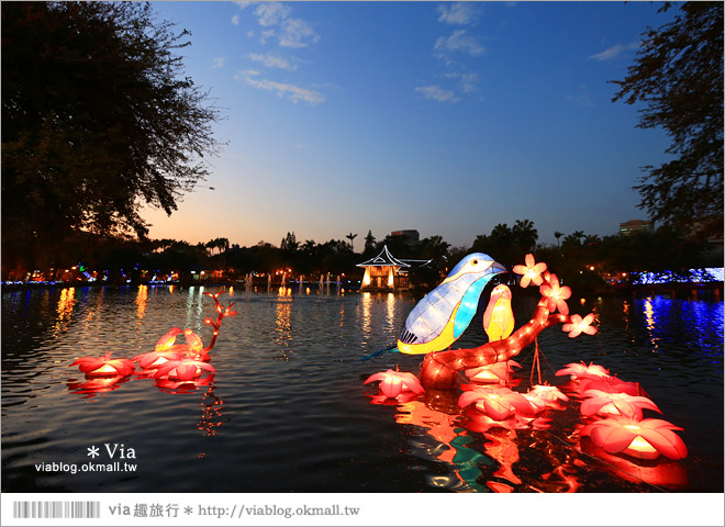 台灣燈會》台中燈會～台中公園燈會搶先看！原來台中公園也可以如此璀璨！