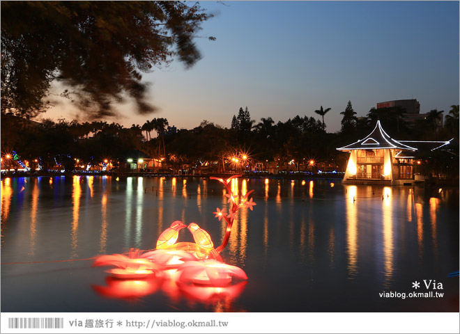 台灣燈會》台中燈會～台中公園燈會搶先看！原來台中公園也可以如此璀璨！