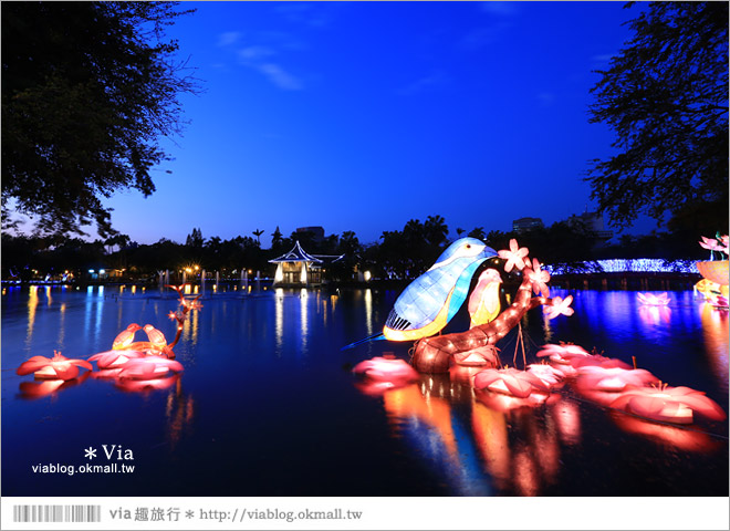 台灣燈會》台中燈會～台中公園燈會搶先看！原來台中公園也可以如此璀璨！