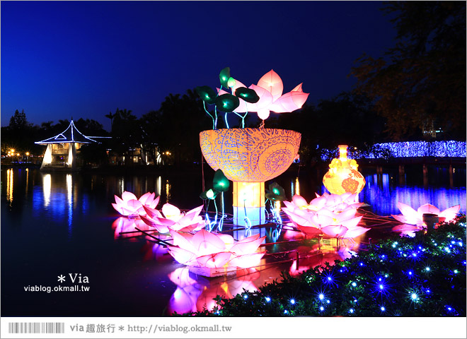 台灣燈會》台中燈會～台中公園燈會搶先看！原來台中公園也可以如此璀璨！