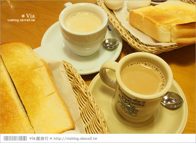 名古屋早餐美食》コメダ珈琲店KOMEDA’s Coffee～早餐點飲品就送吐司＋水煮蛋！好超值！