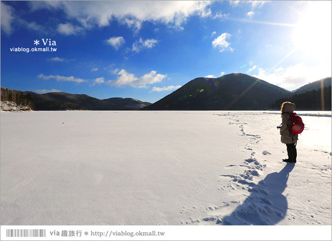 北海道冬季景點》然別湖冰上村～山中小秘境‧冰上酒吧、冰屋、露天風呂好特別！